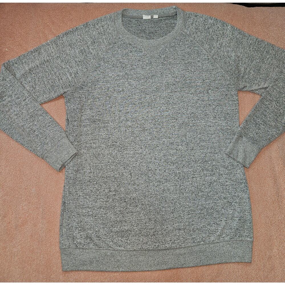 Gap Maternity Women's Gray Marled Knit Long Sleeve Sweatshirt Size Large